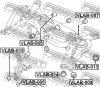 FEBEST VLAB-015 САЙЛЕНБЛОК ЗАДНЕЙ ЦАПФЫ