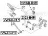FEBEST VWAB018 VWAB-018_сайленблок задн.поперечн.тяги/ VW Golf V Plus (5M1) 04]