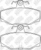 NIBK PN0258 Колодки тормозные дисковые