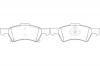 NIBK PN0321 Колодки тормозные дисковые