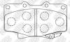 NIBK PN1242 колодка тормозная дисковая