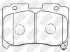 NIBK PN1360 колодка тормозная дисковая