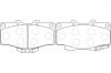 NIBK PN1387 КОЛОДКИ ТОРМОЗНЫЕ FR TLC 99-02