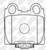 NIBK PN1421 колодка тормозная дисковая