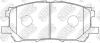 NIBK PN1497 КОЛОДКИ FR ТОРМОЗНЫЕ RX300/330/350 03-08