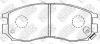 NIBK PN3271 КОЛОДКИ ТОРМОЗНЫЕ FR E3,E5,N,D32