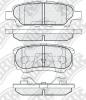 NIBK PN3502 КОЛОДКИ ТОРМОЗНЫЕ RR CS1 CU5W