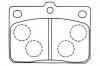 NIBK PN8045 Колодки тормозные дисковые