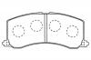 NIBK PN9381 колодка тормозная дисковая