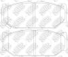 NIBK PN9529 Колодки тормозные дисковые