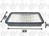 JS ASAKASHI A-189J Фильтр воздушный JS Toyota 17801-46070