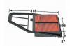 JS ASAKASHI A-870J Фильтр воздушный JS Honda  17220-PLC-000