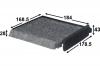 JS ASAKASHI AC204C Фильтр салонный  JS Nissan 27891-AX025