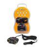 AIRLINE ASP-2U-11 Прикуриватель-разветвитель 2 гнезда + 2USB с витым шнуром, штекер-фиксатор ASP-2U-11