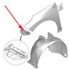 CITROEN / PEUGEOT 7120PW КРОНШТЕЙН КРЫЛА ПРАВ. /SUPPORT AILE AV