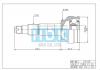 HDK FU05 FU05 Шрус HDK