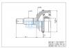HDK HO022A50 ШРУС внешний ABS HO-22A50