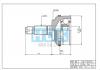HDK HO055A50 ШРУС HO-55A50