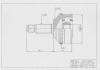 HDK HO073A50 ШРУС внешний ABS HO-73A50