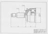 HDK MI054 ШРУС HDK MI054 MMC GRANDIS 03-07
