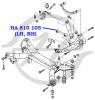 HANSE HA810105 Рычаг задний