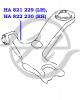 HANSE HA822230 Рычаг нижний