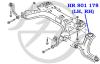 HANSE HR801178 Сайлентблок рычага Nissan