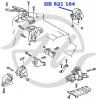 HANSE HR821164 Опора двигателя, задняя