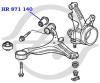 HANSE HR871140 Сайлентблок ниж. рычага пер. подвески Honda