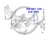 HANSE HR881108 Сайлентблок переднего рычага