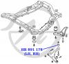 HANSE HR891178 Сайлентблок нижнего рычага передней подвески, задн