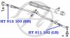 HANSE HT012103 Наконечник рулевой тяги (2108