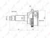 LYNX CO-3653A ШРУС наружный