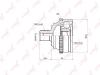 LYNX CO-8023A Шарнирный комплект, приводной вал