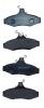 AKYOTO AKD0424 КОЛОДКИ ТОРМОЗНЫЕ ДИСКОВЫЕ ЗАДНИЕ