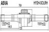 ASVA HYSHSOLRH ПОЛУОСЬ ПРАВАЯ 22x724x22