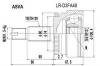 ASVA LR-D3FA48 ШРУС НАРУЖНЫЙ 27x74x29