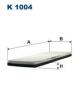 FILTRON K1004 Фильтр, воздух во внутренном пространстве