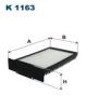 FILTRON K1163 Фильтр, воздух во внутренном пространстве