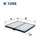 FILTRON K1258 Фильтр салонный K1258