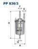 FILTRON PP836/3 Топливный фильтр
