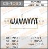 MASUMA CS1063 Пружина подвески   rear VITZ/NCP15