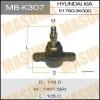 MASUMA MB-K307 Шаровая опора Masuma   front HYUNDAI, KIA