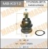 MASUMA MB-K312 Шаровая опора Masuma MB-K312  front low HYUNDAI, KIA