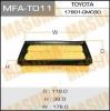 MASUMA MFA-T011 Воздушный фильтр  Masuma   MFA-T011 TOYOTA/ YARIS/ NHP130L  2012-
