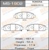 MASUMA MS-1902 Колодки  дисковые Masuma  VENZA/ AGV1#, GGV1#) front   (1/10)