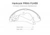 HANKOOK FLH09 Торомозные колодки (барабанного тормоза)