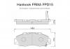 HANKOOK FPD15 Колодки тормозные FRIXA пер Honda