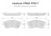 HANKOOK FPD17 Колодки тормозные Hankook FRIXA FPD17 CRUZE 1.6/1.8   пер 16