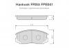 HANKOOK FPE041 Колодки тормозные FRIXA пер Mitsubishi Lancer/Colt